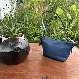 Coach Soho Mini Pochette Style No. 9234 – Blue Leather